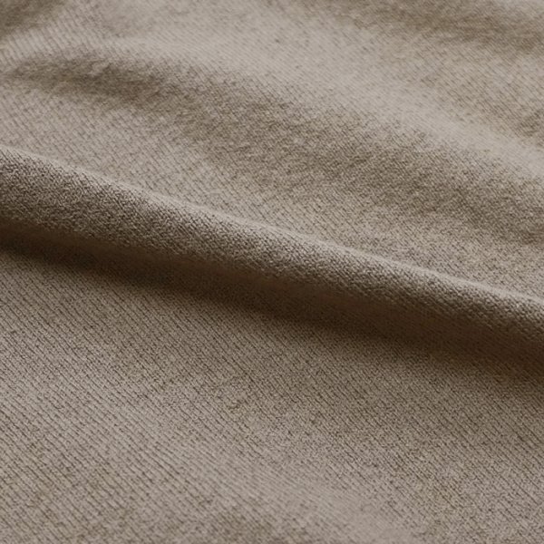 画像9: Yonetomi NEW BASIC（ヨネトミニューベーシック）LIGHT WAVE COTTON KNIT POLO（ライトウェーブコットンニットポロシャツ）/ Navy（ネイビー）・L,Brown（ライトブラウン） (9)