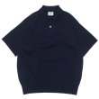 画像3: Yonetomi NEW BASIC（ヨネトミニューベーシック）LIGHT WAVE COTTON KNIT POLO（ライトウェーブコットンニットポロシャツ）/ Navy（ネイビー）・L,Brown（ライトブラウン） (3)