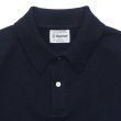 画像5: Yonetomi NEW BASIC（ヨネトミニューベーシック）LIGHT WAVE COTTON KNIT POLO（ライトウェーブコットンニットポロシャツ）/ Navy（ネイビー）・L,Brown（ライトブラウン） (5)