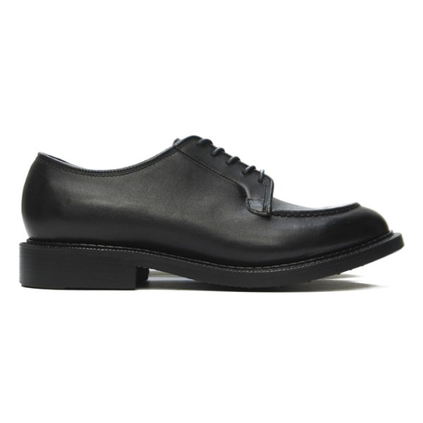 画像1: Rutt shoes（ラッドシューズ）RIDLEY（リドリー）SPLIT V-TIP OX / Black（ブラック） (1)