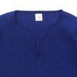 画像3: blurhms ROOTSTOCK（ブラームスルーツストック）Rough&Smooth Thermal Over-Neck S/S（ラフ&スムースサーマルオーバーネックシャツS/S）/ Blue（ブルー） (3)