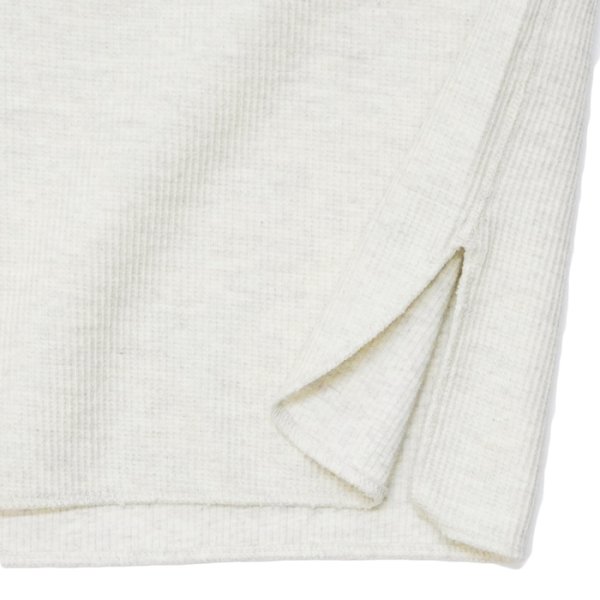 画像5: blurhms ROOTSTOCK（ブラームスルーツストック）Rough&Smooth Thermal Over-Neck S/S（ラフ&スムースサーマルオーバーネックシャツS/S）/ Heather Oatmeal（ヘザーオートミール） (5)