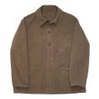 画像1: KAPTAIN SUNSHINE（キャプテンサンシャイン）Gaba.Work Shirt Jacket（ギャバワークシャツジャケット）/ Cub Brown（カブブラウン） (1)
