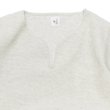 画像3: blurhms ROOTSTOCK（ブラームスルーツストック）Rough&Smooth Thermal Over-Neck S/S（ラフ&スムースサーマルオーバーネックシャツS/S）/ Heather Oatmeal（ヘザーオートミール） (3)