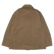 画像3: KAPTAIN SUNSHINE（キャプテンサンシャイン）Gaba.Work Shirt Jacket（ギャバワークシャツジャケット）/ Cub Brown（カブブラウン） (3)