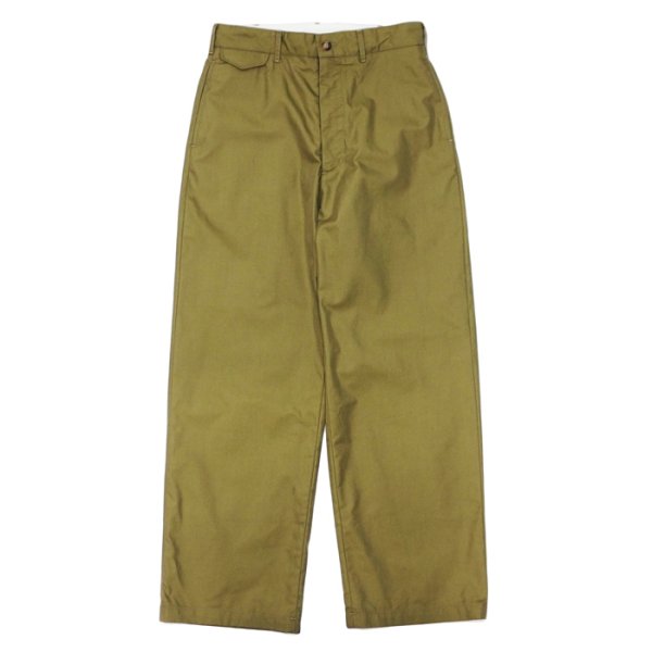 画像1: ENGINEERED GARMENTS（エンジニアードガーメンツ）Officer Pant（オフィサーパンツ）"Lightweight Nyco Cloth" / Kahki（カーキ） (1)