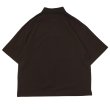 画像2: EVCON（エビコン）KANOKO POLO S/S TEE（カノコポロショートスリーブTシャツ） / Dark Brown（ダークブラウン） (2)