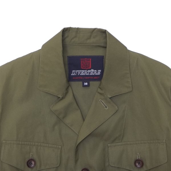 画像4: INVERTERE（インバーティア）4Pocket Safari Jacket（4ポケットサファリジャケット） / Olive（オリーブ） (4)