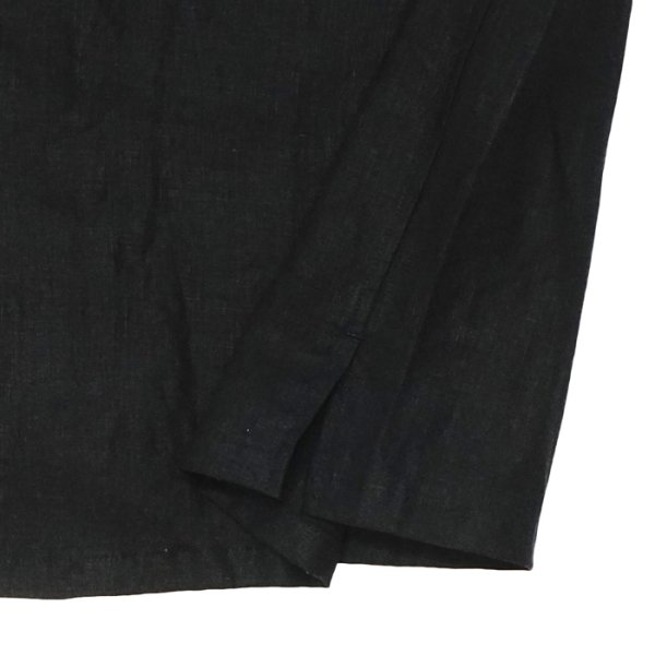 画像7: *A VONTADE（アボンタージ）Italian Open Collar Shirts SS（イタリアンオープンカラーシャツSS）"Highcount Linen Chambray" / Ecru（エクリュ）・Black（ブラック） (7)