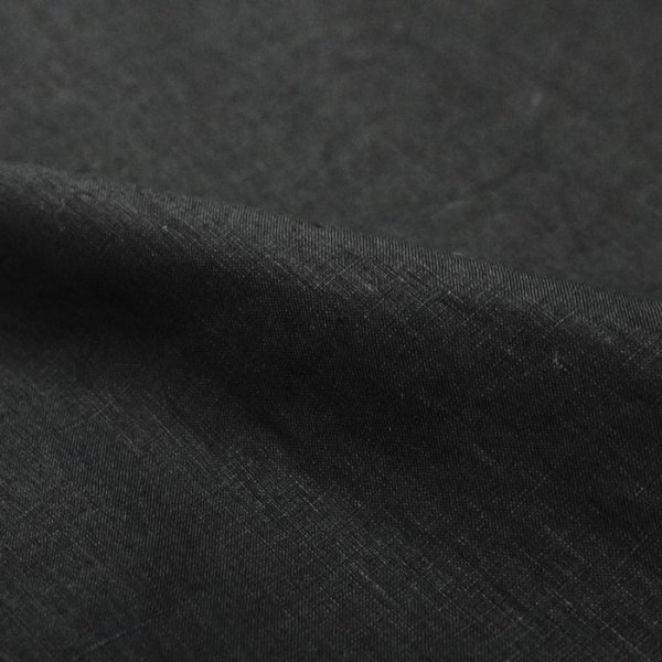 画像9: *A VONTADE（アボンタージ）Italian Open Collar Shirts SS（イタリアンオープンカラーシャツSS）"Highcount Linen Chambray" / Ecru（エクリュ）・Black（ブラック） (9)