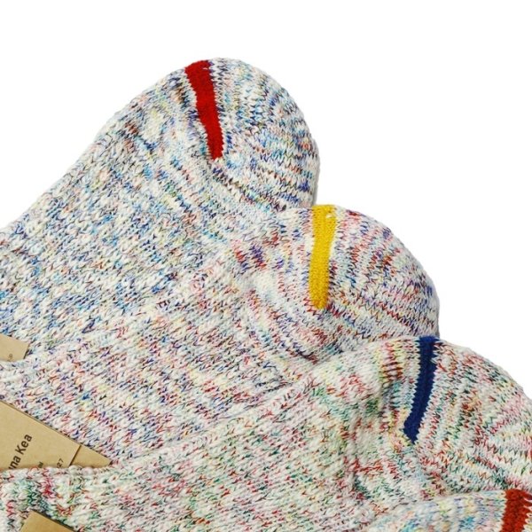 画像2: Mauna Kea（マウナケア）トップ切替リップルスニーカーソックス / 5Colors（全5色展開）※3足までメール便発送可 (2)