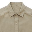 画像3: blurhms ROOTSTOCK（ブラームスルーツストック）Hard Twist Chambray Work Shirt S/S（ハードツイストシャンブレーシャツ S/S）/ Beige（ベージュ） (3)