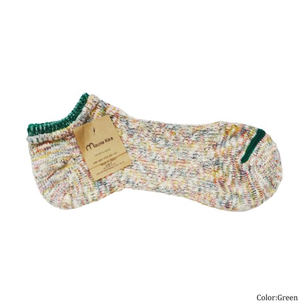 画像8: Mauna Kea（マウナケア）トップ切替リップルスニーカーソックス / 5Colors（全5色展開）※3足までメール便発送可 (8)