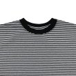 画像3: Good On（グッドオン）Mini Stripe Short Sleeve Crew Neck Tee（ミニストライプショートスリーブクルーネックTシャツ） / White（ホワイト） (3)