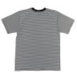 画像2: Good On（グッドオン）Mini Stripe Short Sleeve Crew Neck Tee（ミニストライプショートスリーブクルーネックTシャツ） / White（ホワイト） (2)
