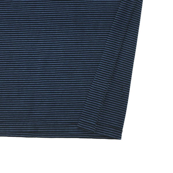 画像5: Good On（グッドオン）Mini Stripe Short Sleeve Crew Neck Tee（ミニストライプショートスリーブクルーネックTシャツ） / DEEP LAGOON（ディープラグーン） (5)
