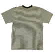 画像2: Good On（グッドオン）Mini Stripe Short Sleeve Crew Neck Tee（ミニストライプショートスリーブクルーネックTシャツ） / Lemon（レモン） (2)