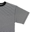 画像4: Good On（グッドオン）Mini Stripe Short Sleeve Crew Neck Tee（ミニストライプショートスリーブクルーネックTシャツ） / White（ホワイト） (4)