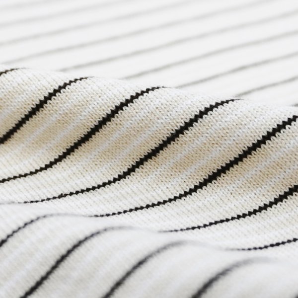 画像6: EVCON（エビコン）BORDER WIDE S/S TEE（ボーダーワイドショートスリーブTシャツ） / Ivory（アイボリー） (6)