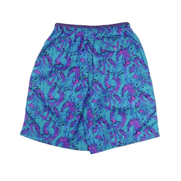 画像2: L.L.Bean Japan Edition（エルエルビーン ジャパンエディション）W's Milo Pull On Shorts（ウィメンズ ミロプルオンショーツ）"Print" / School of Fish（スクールオブフィッシュ） (2)