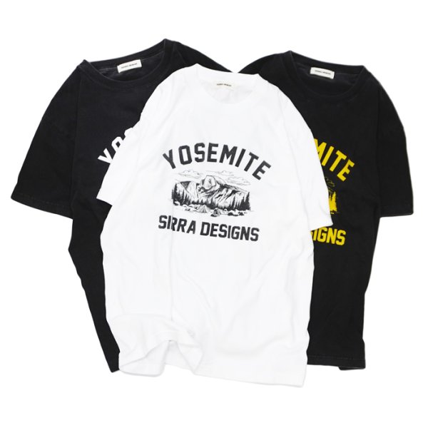 画像1: SIERRA DESIGNS（シエラデザインズ）YOSEMITE NATIONAL PARK TEE（ヨセミテナショナルパークプリントTシャツ） / 3Colors（全3色展開） (1)