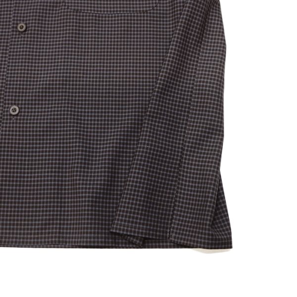 画像5: KAPTAIN SUNSHINE（キャプテンサンシャイン）Summer Wool Open Collar SS Shirt（サマーウールオープンカラーショートスリーブシャツ）/ Brown Plaid（ブラウンチェック） (5)