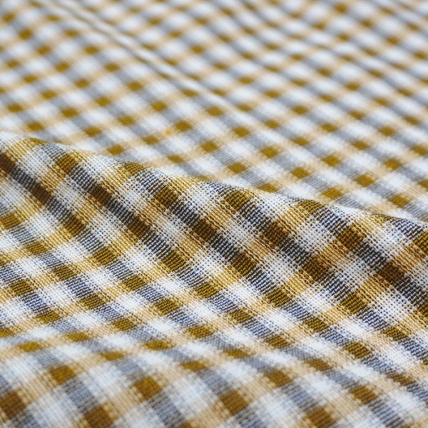 画像6: SERO（セロ）Dobby Omble SS Open Collar Shirt（ドビーオンブレショートスリーブオープンカラーシャツ） / Mustard（マスタード） (6)