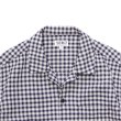 画像2: SERO（セロ）Dobby Omble SS Open Collar Shirt（ドビーオンブレショートスリーブオープンカラーシャツ） / Navy（ネイビー） (2)