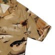 画像4: Nigel Cabourn（ナイジェル・ケーボン）ALOHA SHIRT（アロハシャツ） / Gyogun（魚群） (4)