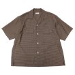 画像1: KAPTAIN SUNSHINE（キャプテンサンシャイン）Summer Wool Open Collar SS Shirt（サマーウールオープンカラーショートスリーブシャツ）/ Khaki Plaid（カーキチェック） (1)