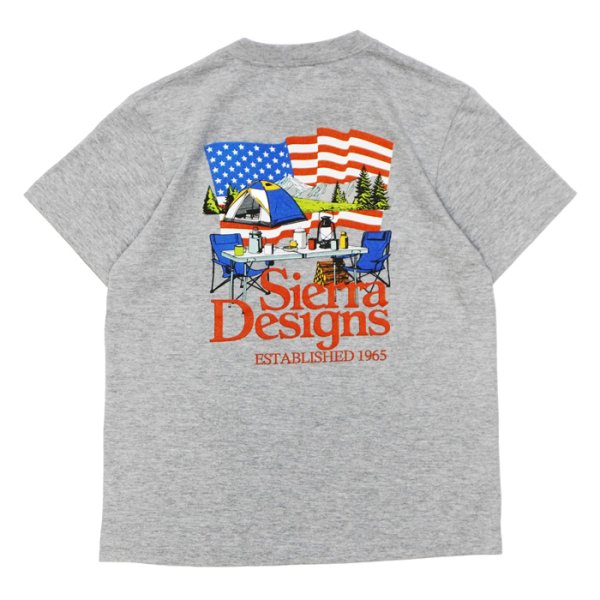 画像3: ※Exclusive※ SIERRA DESIGNS（シエラデザインズ）AMERICAN CAMPING STYLE T-SHIRT S/S（アメリカンキャンピングスタイルTシャツ） / Grey（グレー） (3)