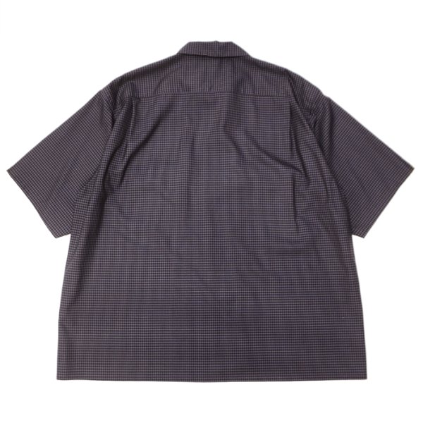 画像2: KAPTAIN SUNSHINE（キャプテンサンシャイン）Summer Wool Open Collar SS Shirt（サマーウールオープンカラーショートスリーブシャツ）/ Brown Plaid（ブラウンチェック） (2)