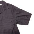 画像4: KAPTAIN SUNSHINE（キャプテンサンシャイン）Summer Wool Open Collar SS Shirt（サマーウールオープンカラーショートスリーブシャツ）/ Brown Plaid（ブラウンチェック） (4)