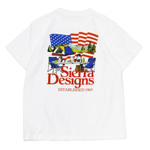 画像3: SIERRA DESIGNS（シエラデザインズ）AMERICAN CAMPING STYLE T-SHIRT S/S（アメリカンキャンピングスタイルTシャツ） / White（ホワイト）・Black（ブラック） (3)