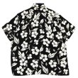 画像2: ENGINEERED GARMENTS（エンジニアードガーメンツ）Camp Shirt （キャンプシャツ）"Natural Tencel Floral" / Black（ブラック） (2)