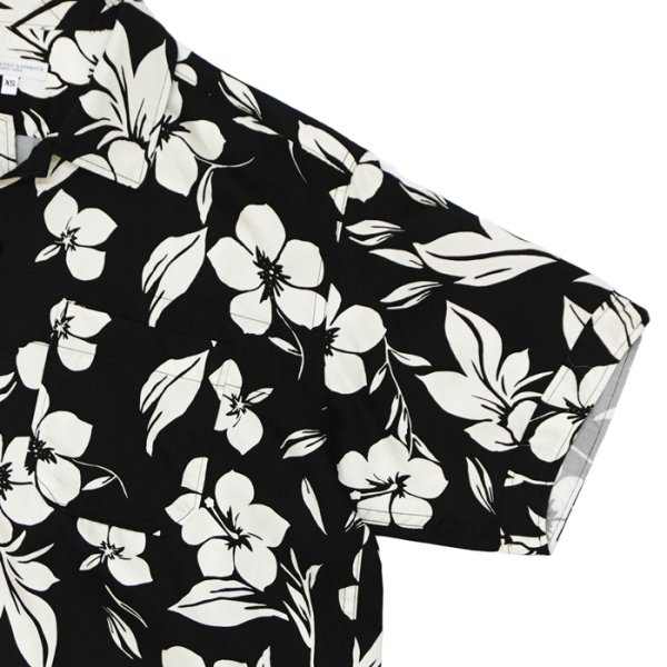 画像4: ENGINEERED GARMENTS（エンジニアードガーメンツ）Camp Shirt （キャンプシャツ）"Natural Tencel Floral" / Black（ブラック） (4)