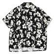 画像1: ENGINEERED GARMENTS（エンジニアードガーメンツ）Camp Shirt （キャンプシャツ）"Natural Tencel Floral" / Black（ブラック） (1)