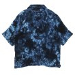 画像2: NEEDLES（ニードルズ）Cabana Shirt（カバナシャツ）"Mesh Jacquard Uneven Dye" / Charcoal（チャコール） (2)