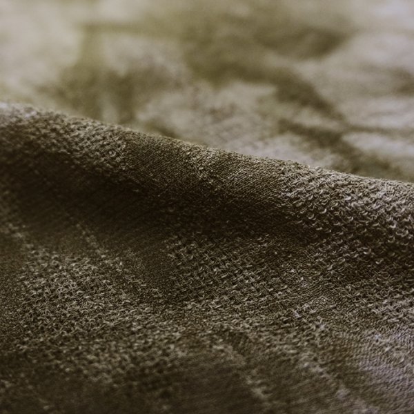 画像6: NEEDLES（ニードルズ）Cabana Shirt（カバナシャツ）"Mesh Jacquard Uneven Dye" / Brown（ブラウン） (6)