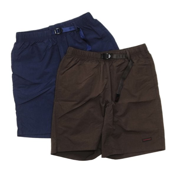 画像1: Gramicci（グラミチ）NYLON PACKABLE G-SHORT（ナイロンパッカブルGショーツ）"Recycle Nylon" / B,Navy（ブリティッシュネイビー）・Chocolate（チョコレート） (1)