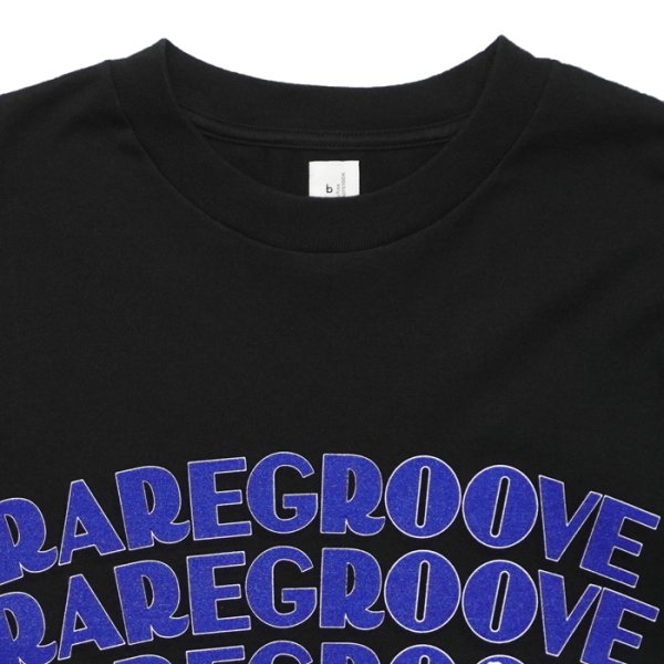 画像5: blurhms ROOTSTOCK（ブラームスルーツストック） Print Tee STANDARD（プリントTシャツ"スタンダード"）"RAREGOOVE" / White×Black（ホワイト×ブラック）・Ink Black×Blue（インクブラック×ブルー） (5)