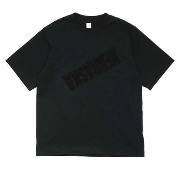 画像3: blurhms ROOTSTOCK（ブラームスルーツストック） Print Tee STANDARD（プリントTシャツ"スタンダード"）"NEBRASKA" / White×Red（ホワイト×レッド）・Ink Black×Black（インクブラック×ブラック） (3)