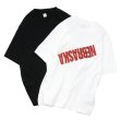 画像1: blurhms ROOTSTOCK（ブラームスルーツストック） Print Tee STANDARD（プリントTシャツ"スタンダード"）"NEBRASKA" / White×Red（ホワイト×レッド）・Ink Black×Black（インクブラック×ブラック） (1)