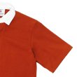 画像4: BARBARIAN（バーバリアン）Light Weight Rugby Collar Short Sleeve Shirt（ライトウエイトラグビーカラーショートスリーブシャツ）"SOLID" / Rust（ラスト） (4)