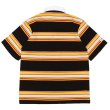 画像2: BARBARIAN（バーバリアン）Light Weight Rugby Collar Shirt S/S（ライトウェイト ラグビーカラーシャツS/S） / RUST×U,GOLD×Tangerine×Brown（ラスト×ゴールド×タンジェリン×ブラウン） (2)