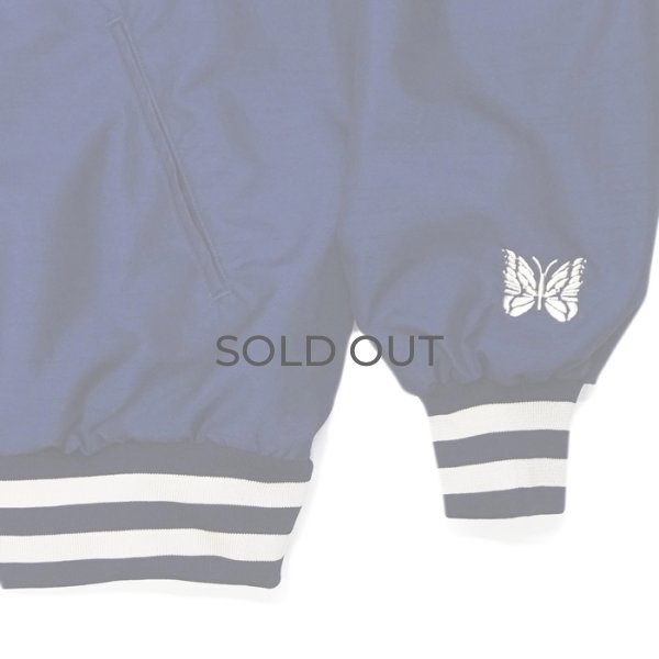画像6: NEEDLES（ニードルズ）Stadium Jacket（スタジアムジャケット）"Poly Shantung" / Navy（ネイビー） (6)