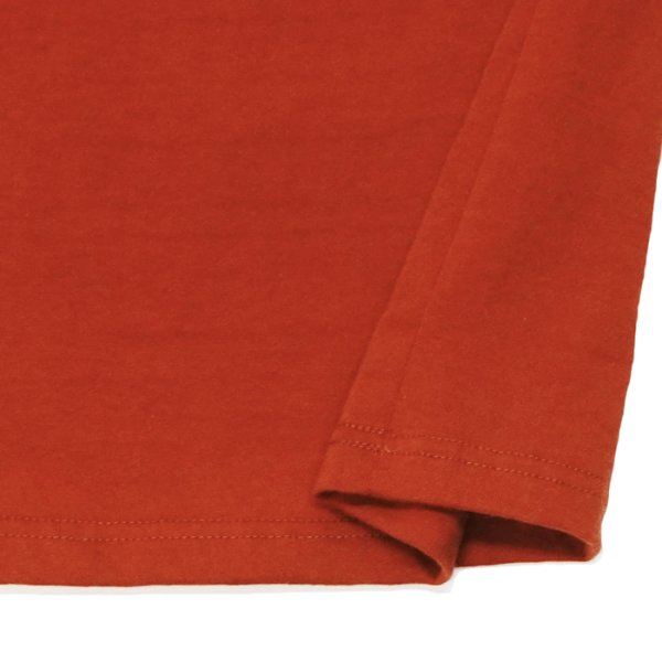 画像5: BARBARIAN（バーバリアン）Light Weight Rugby Collar Short Sleeve Shirt（ライトウエイトラグビーカラーショートスリーブシャツ）"SOLID" / Rust（ラスト） (5)