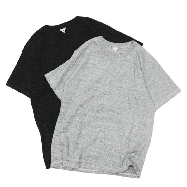 画像1: FilMelange（フィルメランジェ）DOS（ドス）"オーガニックラフィー天竺" / Campione Melange（カンピオーネメランジェ）・Black Melange（ブラックメランジェ） (1)