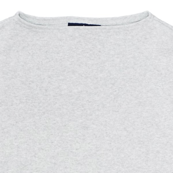 画像3: SAINT JAMES（セントジェームス）TEE LOOSE（五分袖ドロップショルダー）"SOLID" / GRIS CL（杢ライトグレー） (3)