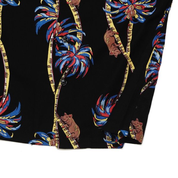 画像5: STUDIO D'ARTISAN（ステュディオ・ダ・ルチザン）アロハシャツ / Black（ブラック） (5)